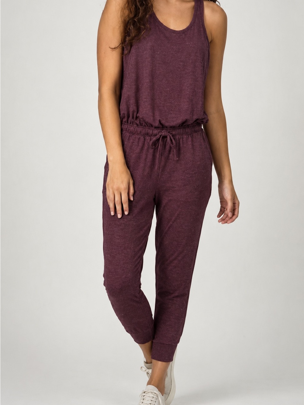 Patagonia Seabrook Sleeveless Tank Jumpsuit Plum Purple Stretch Size Medium - Picture 13 of 13